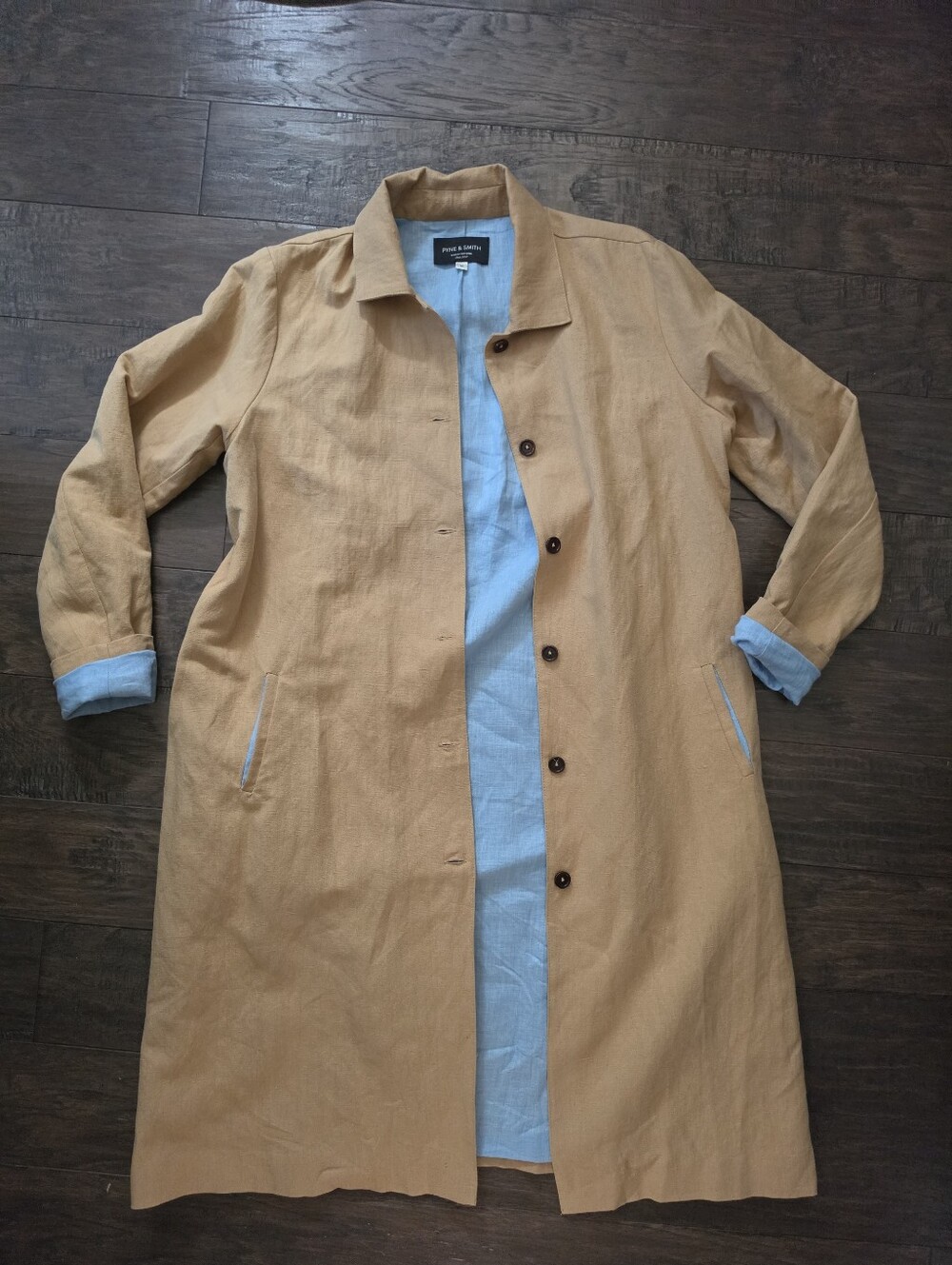 Pyne & Smith Linen Coat